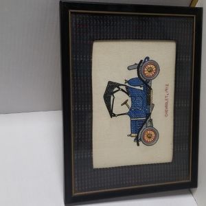 Vintage Chevrolet 1912 Cross Stich Picture